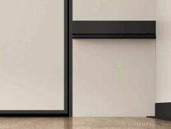 Микроплинтус micro-L MAX шампань анодированный, 2450x16,2x35,6 мм