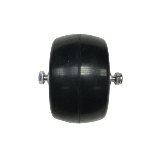 Колесо для лыжероллеров 75х45 мм заднее в сборе, резина фото 2