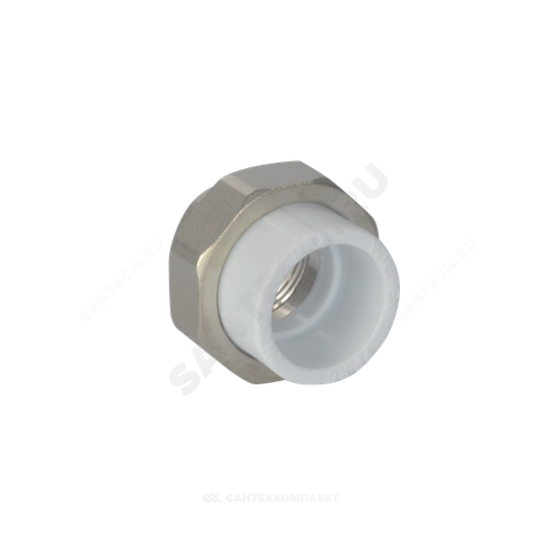Муфта PP-R комбинированная разъемная белая Дн 63х2" ВР VALFEX 10155050