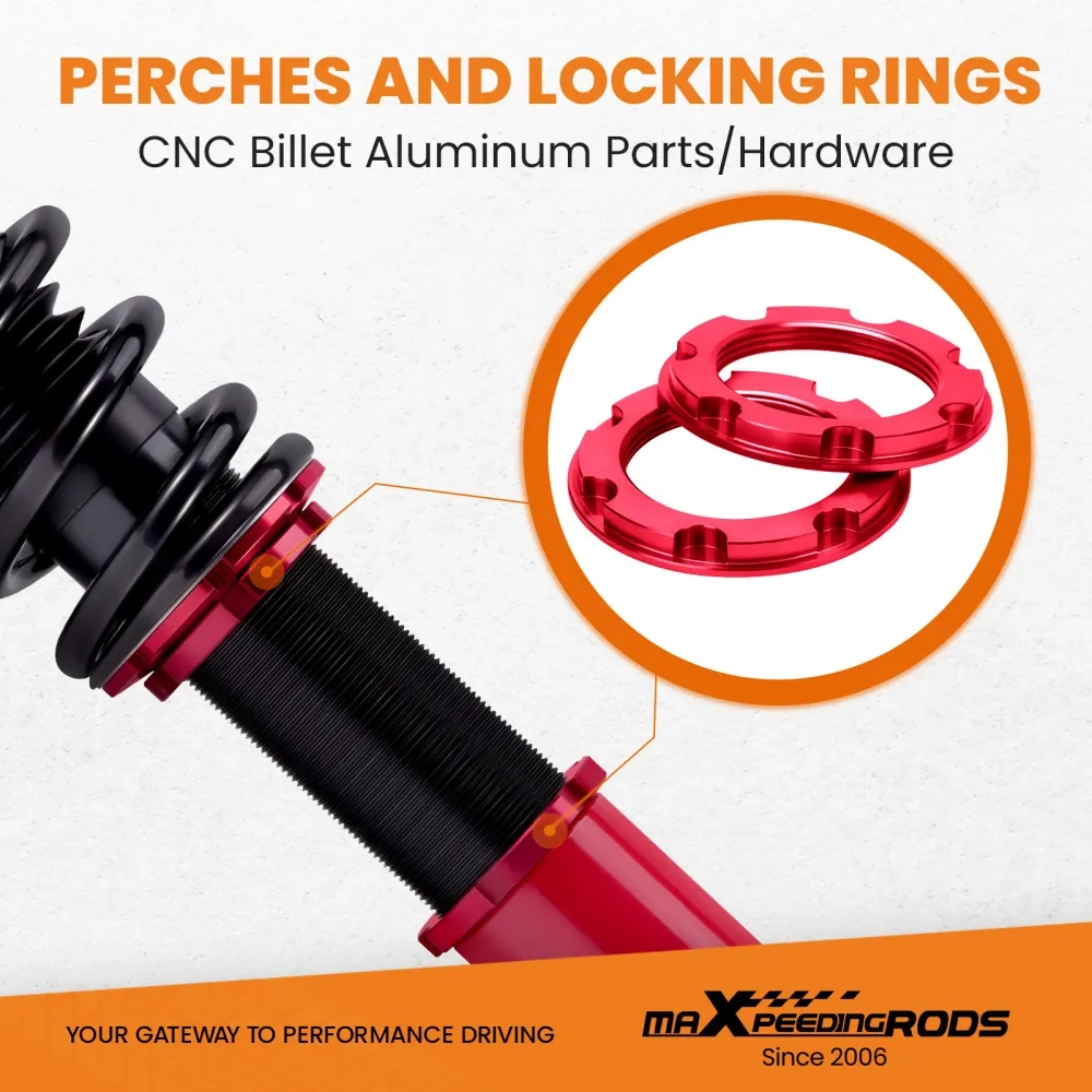 2004 - 2010 подходит для автомобиля BMW 5 Series E60 Sedan Adjustable Damper 525i 530i 535i 550i Coilover Kit lowering kit