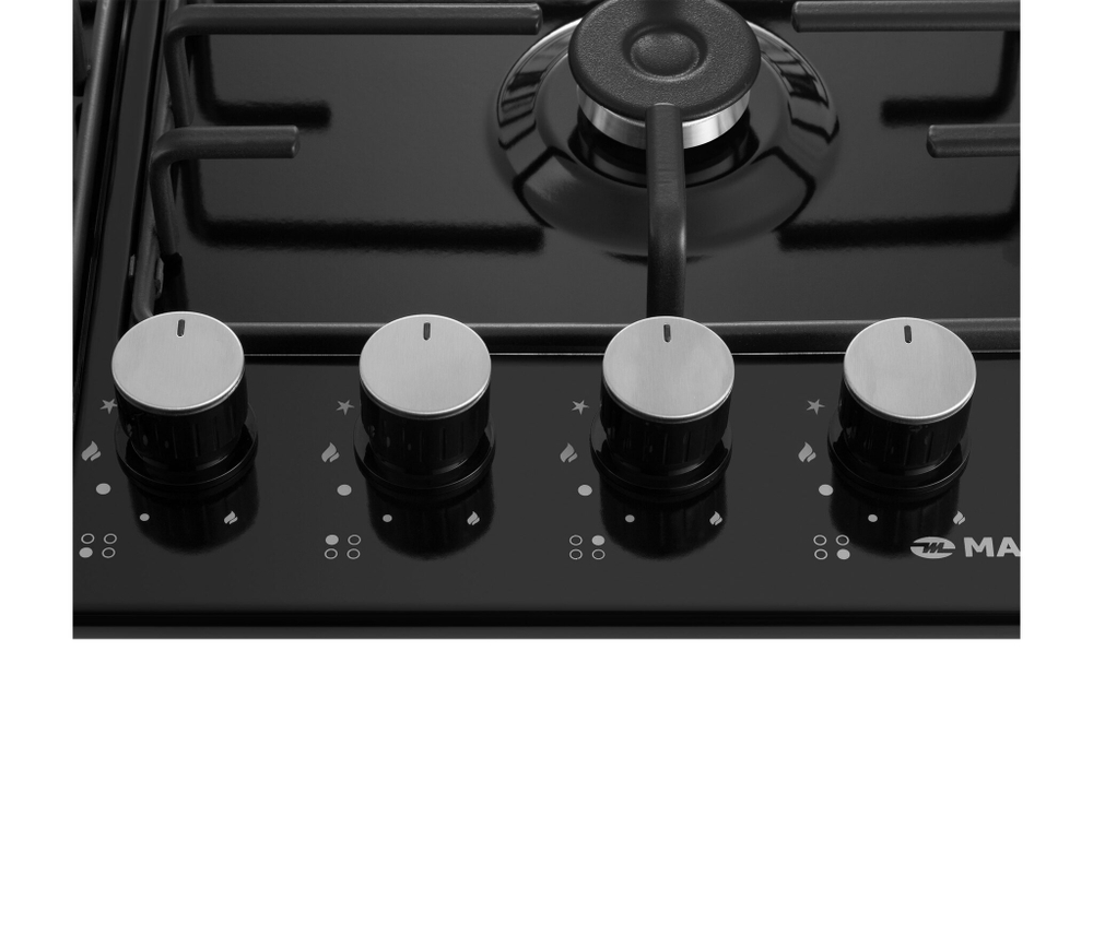 Газовая варочная панель MAUNFELD EGHE.64.3STS-EB фото 6