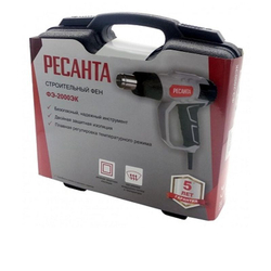 Фен строительный Ресанта ФЭ-2000ЭК 2000 Вт