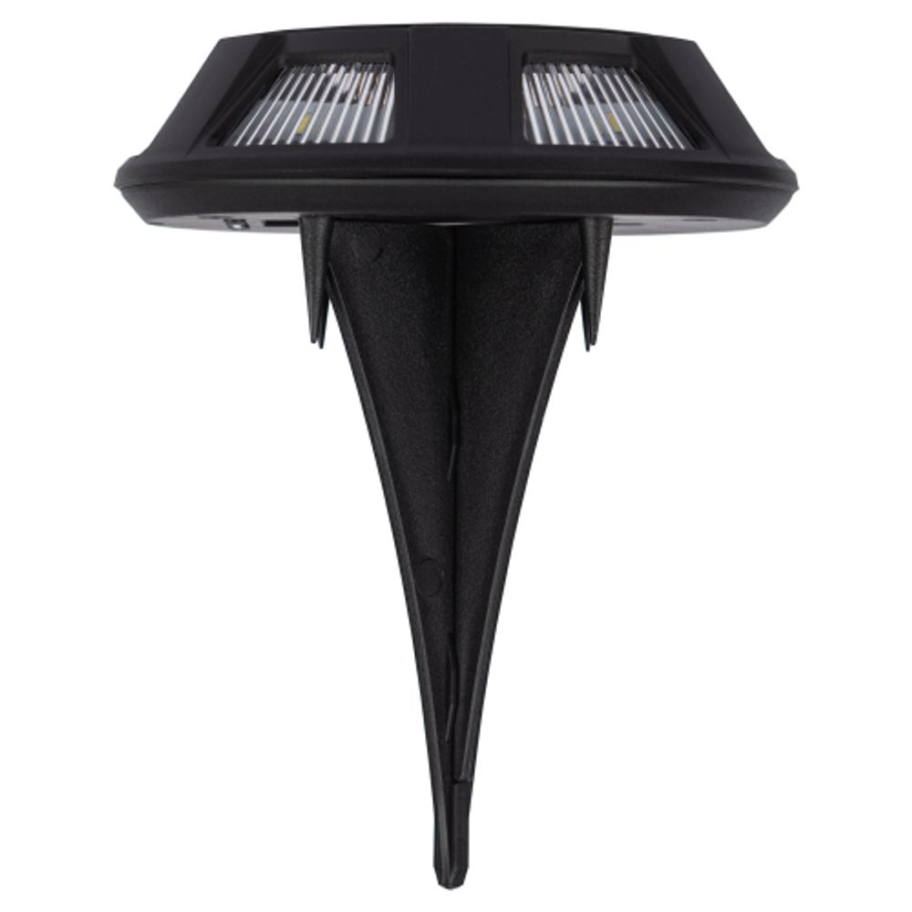 Светильник уличный ЭРА ERAST024-01 на солнечной батарее подсветка Таблетка, сталь, пластик d 11 см