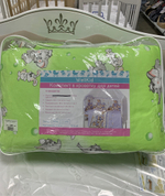 Комплект в кроватку 6-ти предметный "Зоопарк" зеленый, Веллкид