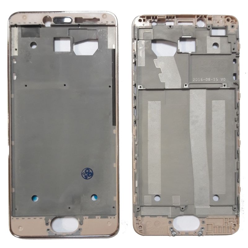 Средняя часть корпуса (рамка) для Meizu M3s mini золотая