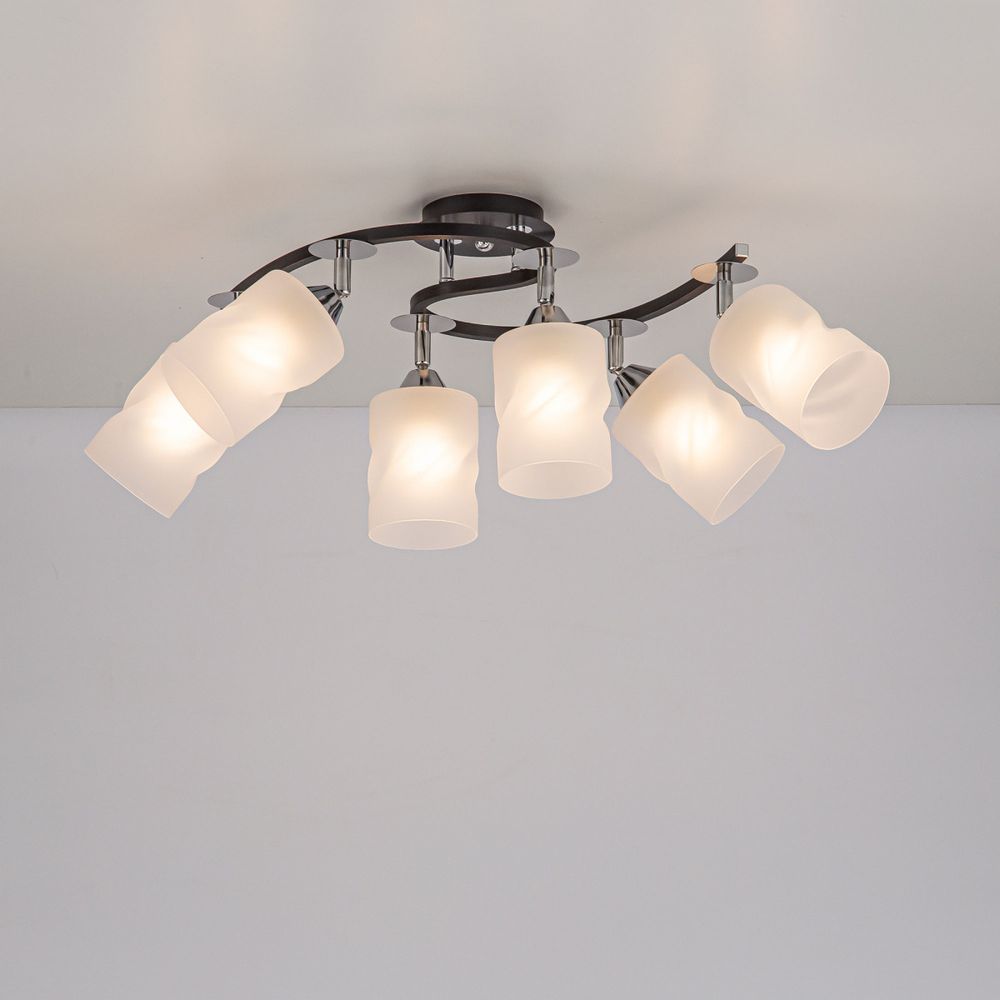 Citilux Сиерра CL119261 Люстра с поворотными плафонами Чёрная