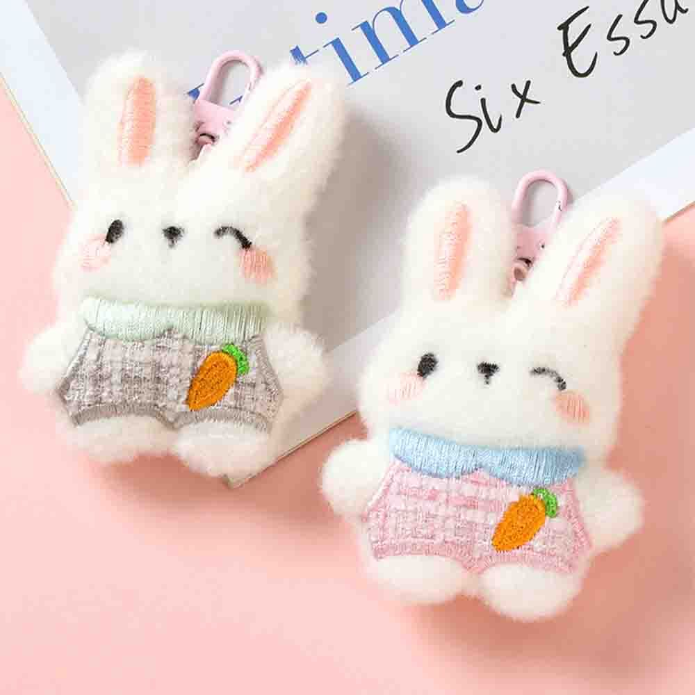 Брелок Заяц плюшевый