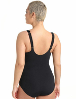 Совместный купальник Classic Fab (Размер: D/L) (Цвет: черный с золотистым)