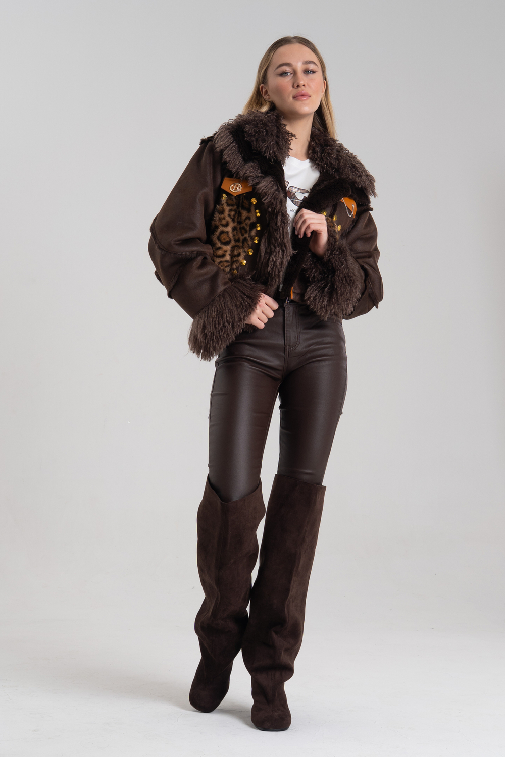 Дублёнка Roberta Biagi