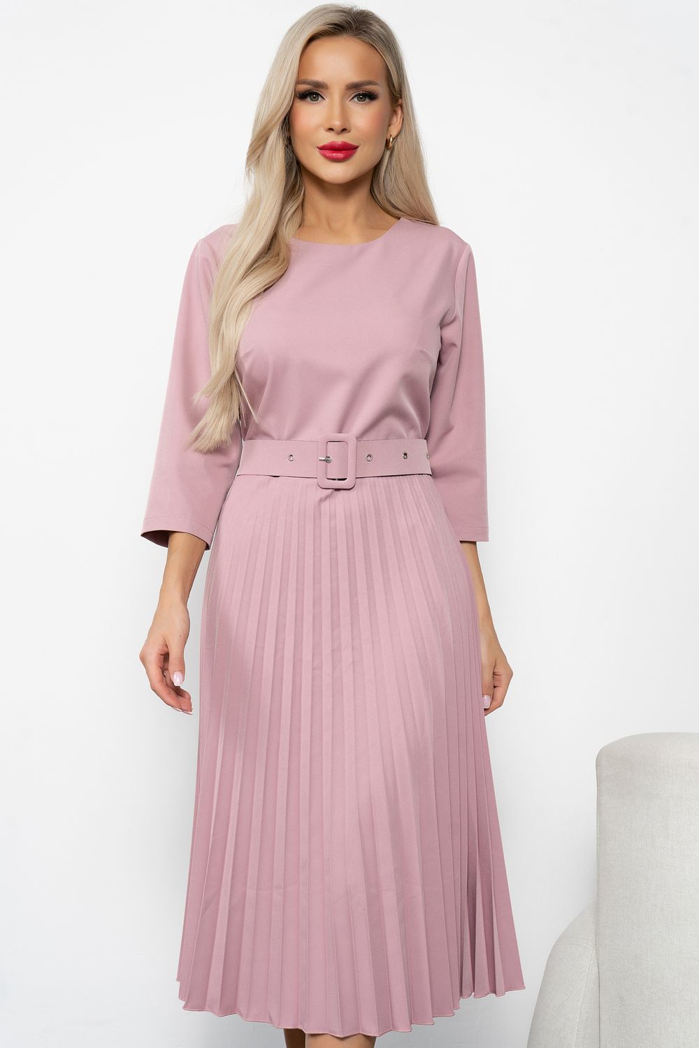 Платья Агния (пудровый)-52р-р Р11-1220/3 Nikol