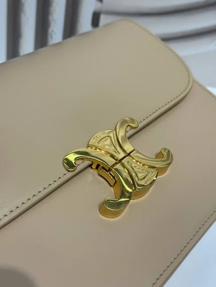 Сумки CELINE CLASSIQUE TRIOMPHE из блестящей кожи