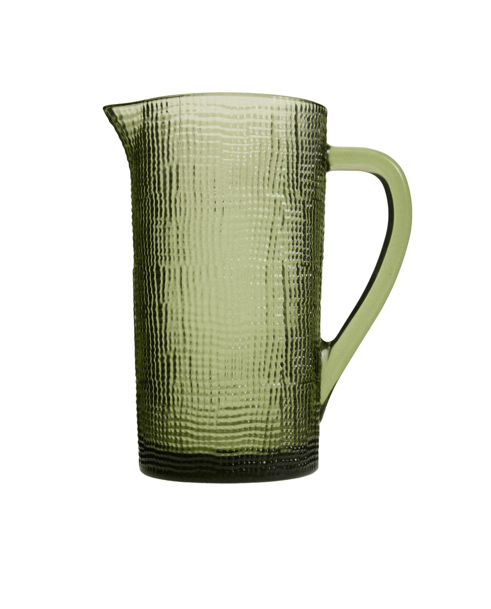 Zara Home кувшин из стекла, цвет зелёный, 20 см