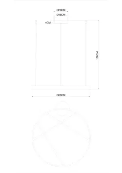 Подвесная люстра ARTE LAMP