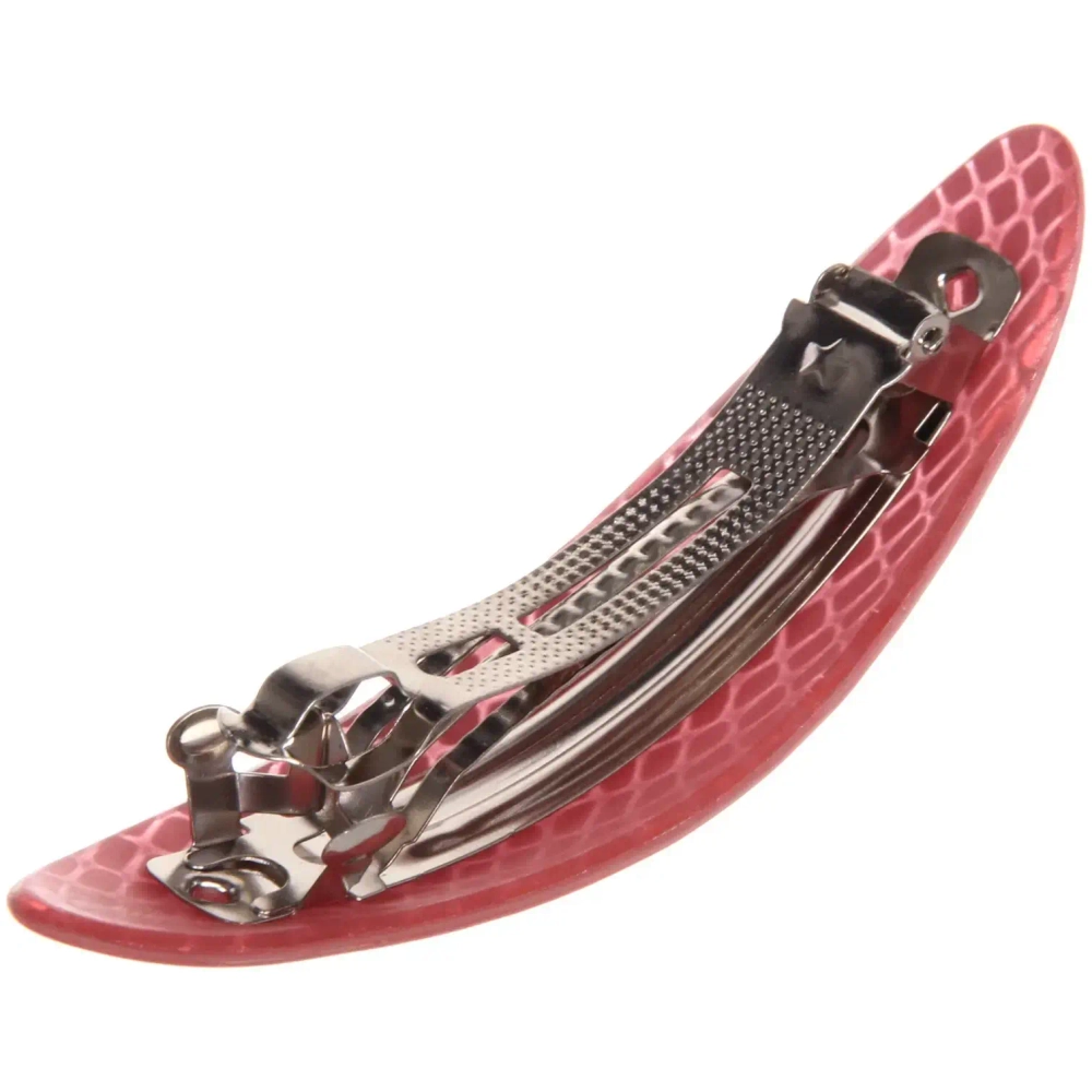 Заколка автомат «Lady Collection - Лали», овал., 6 цветов, 10*2,5см (Кокетка)