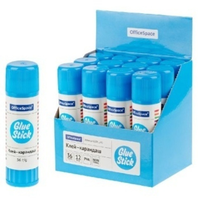 Клей карандаш 36 г. OFFICE SPACE 158724