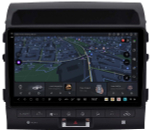 Магнитола для Toyota Land Cruiser 200 2007-2015 (со штатной камерой или 360) - Carmedia SF-1620-4-ABC QLed+2K, Android 13, UIS7870 (DUDU7), CarPlay, SIM-слот