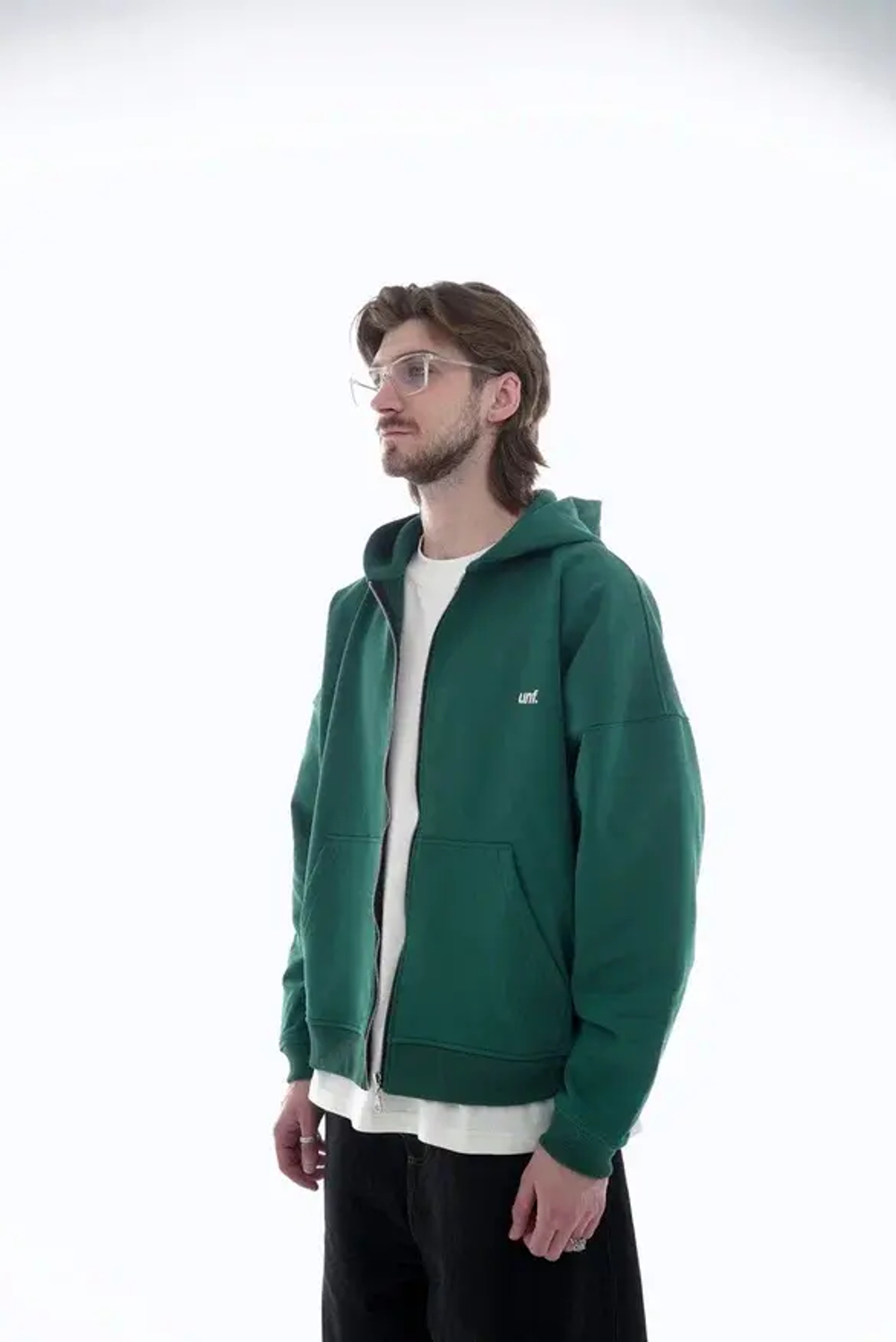 Худи UNIFORM Heavy Zip unf. зеленый
