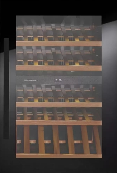 Встраиваемый винный шкаф Kuppersbusch FWK 2800.0 S2 Black Chrome