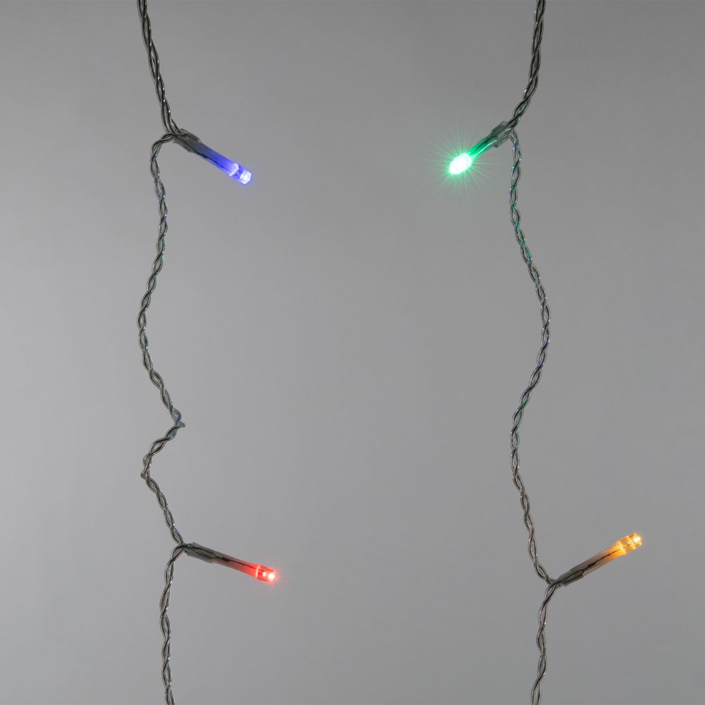 ULD-C3020-264-TTK MULTI IP44 Занавес светодиодный с эффектом мерцания. 3х2м. 264 светодиода. Разноцветный свет. Провод прозрачный. TM Uniel