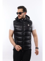 Жилет с капюшоном безрукавка утепленная