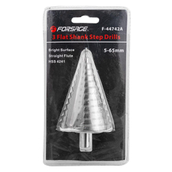Сверло ступенчатоеHSS4241( 5-65мм)в блистере Forsage F-44742A