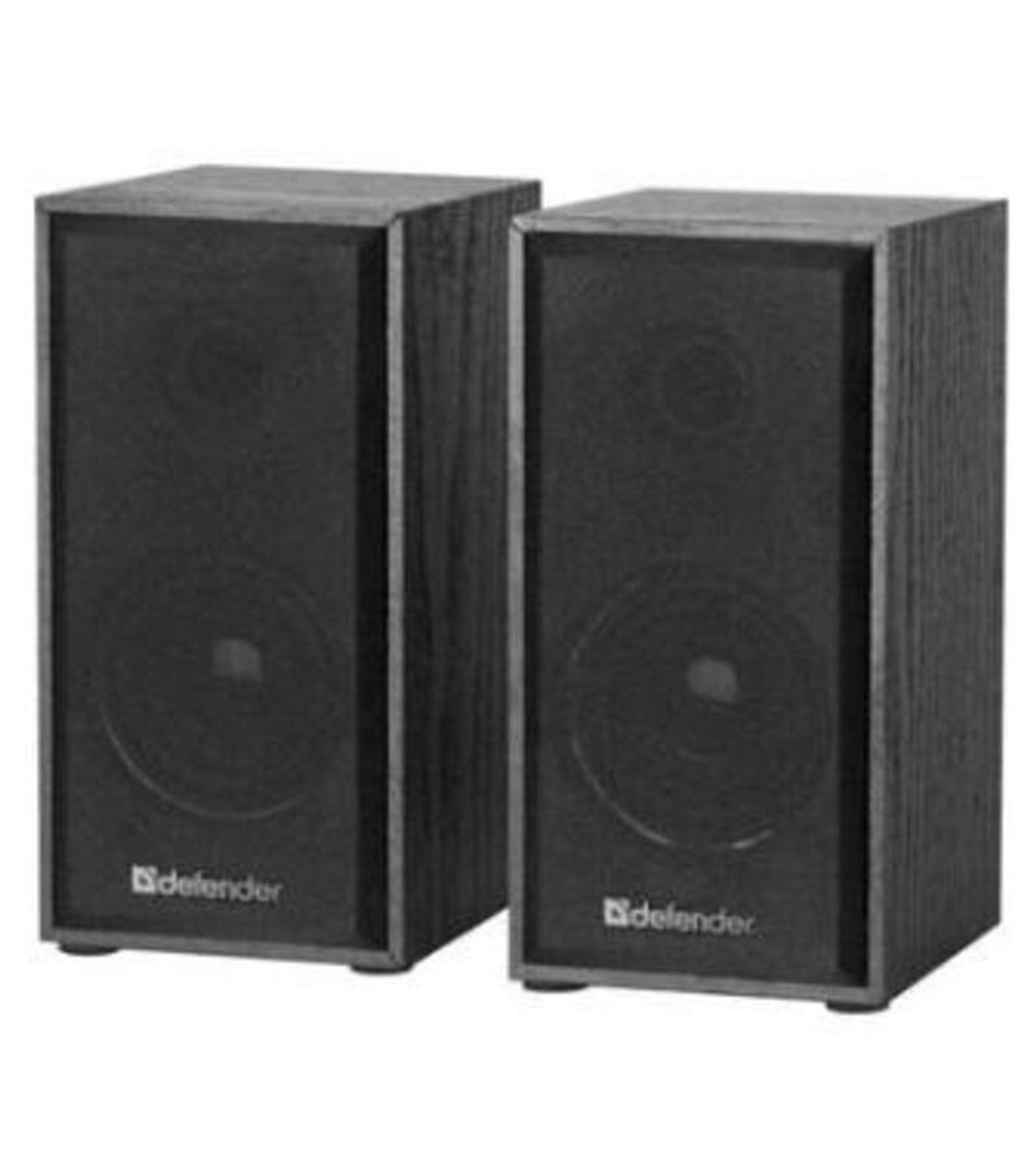Активная система DEFENDER, 2.0, SPK-240, USB, черная, 6Вт