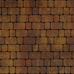 Тротуарная плитка Арена - Листопад гранит Осень, комплект из 2 видов плит