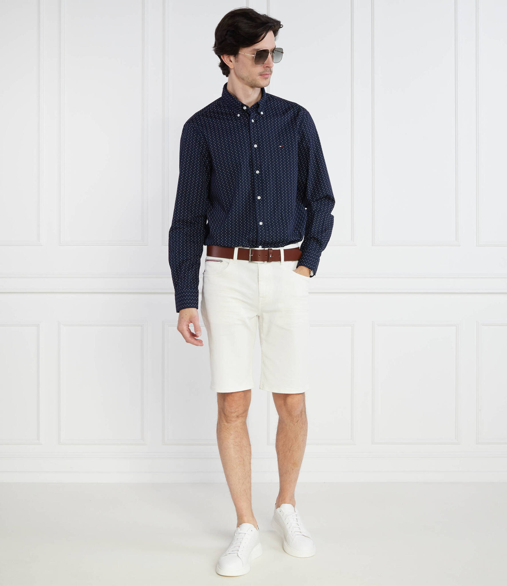 Рубашка CL-W DOT PRINT SF SH Tommy Hilfiger - темно-синий(MW0MW31855)