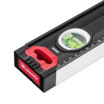 Уровень алюминиевый, усиленный, фрезерованный, 3 глазка, двухкомпонентные рукоятки, 1500 мм Matrix