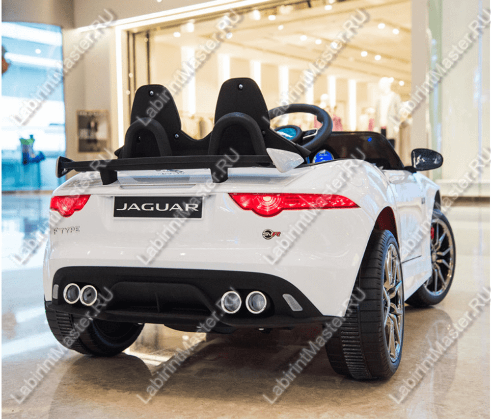 Детский электромобиль "Jaguar" белый
