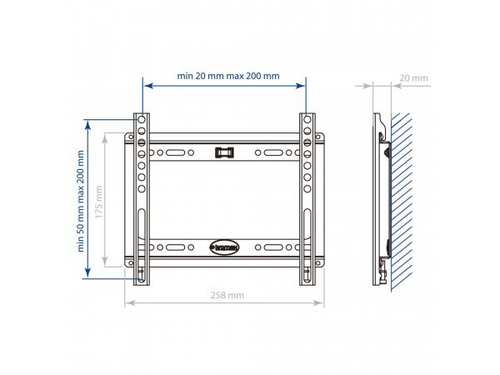 Кронштейн Kromax Ideal-5W (белый)