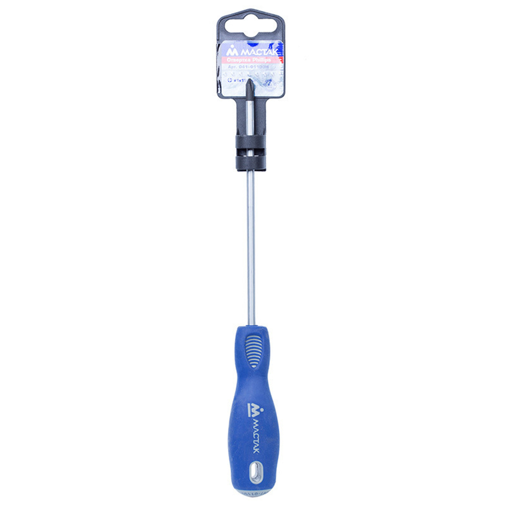МАСТАК (041-01100H) Отвертка крестовая Phillips PH1 x 100 мм