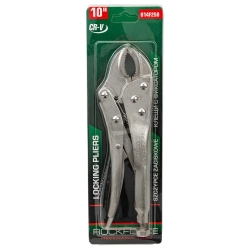 Зажим гейферный c ''овальными губками''10''-250мм, в блистере RockForce##Rock FORCE RF-614F250