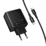 Hoco C160A Upgrade PD65W(2C1A) зарядное устройство набор (Type-C на Type-C)