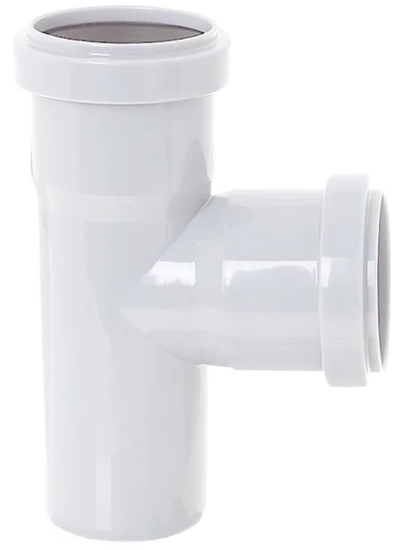 Тройник Sinikon Comfort 110x110 мм 87° канализационный (арт. 508029.K)