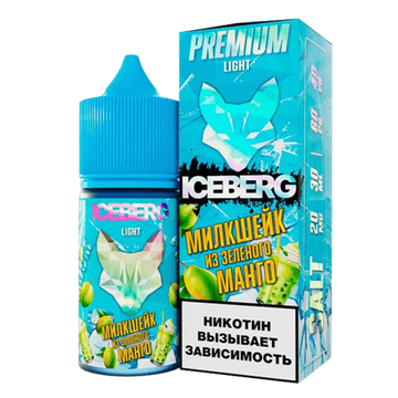Купить Жидкость Iceberg Ice Legend Salt - Милкшейк из Зеленого Манго с Содовой 30 мл