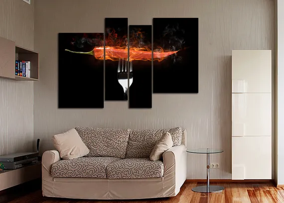 Модульная картина "Острый перец"