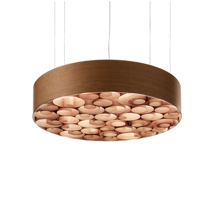 Pendant design lamp Spiro by LZF D60 (Brown)