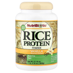 NutriBiotic, необработанный рисовый протеин, ваниль, 600 г (1 фунт 5,16 унции)