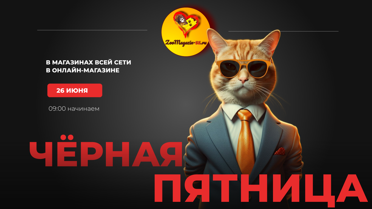 Чёрная пятница - 26 июня!