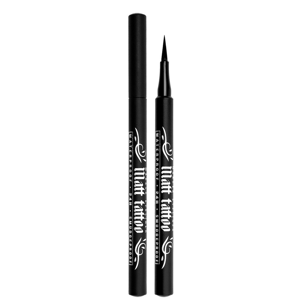 LUXVISAGE  MATT TATTOO waterproof 24H подводка-фломастер для глаз