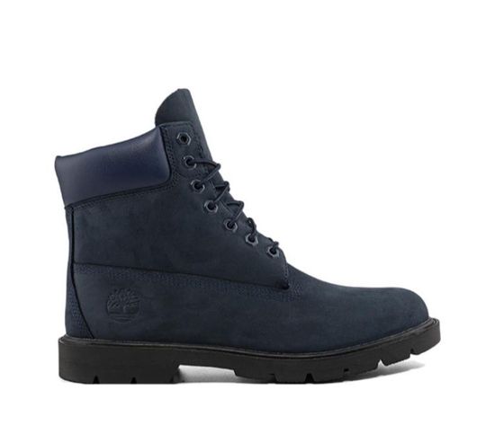 Ботинки Timberland 6 Inch Dark Blue с мехом