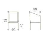 Кресло плетеное с подушкой Grattoni Soho, красный