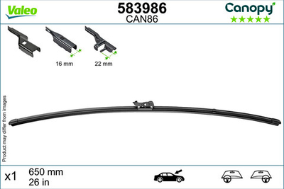 VALEO - 583986-VAL - Wiper Blade