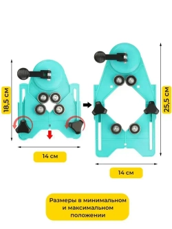 Кондуктор для сверления отверстий от 4 до 83 мм, присоска для плитки вакуумная, универсальный шаблон для резки, локатор, инструмент укладки керамогранита, станок, плиткарез