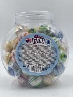 Жевательн резинка с начинкой" Бабл глаз"