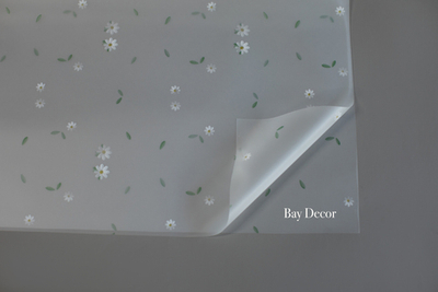 Аквабумага CYXCJ2021-1 полупрозрачная белая с ромашками