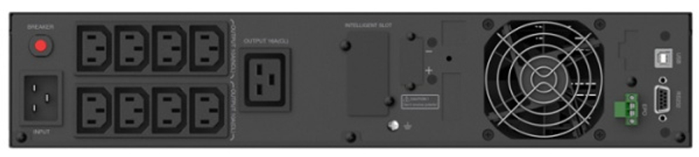 Источник бесперебойного питания CBR PLS-3KRT-8I-LCHERSC