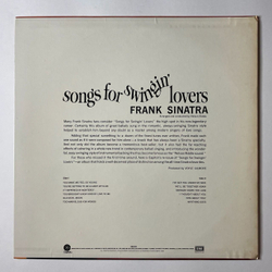 Винтажная виниловая пластинка LP Frank Sinatra Songs For Swingin Lovers (USA 1977)