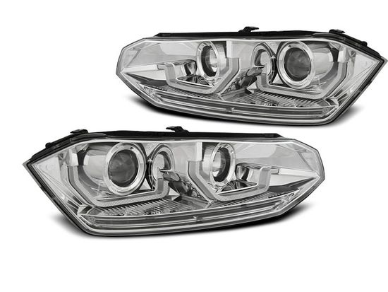 Фары передние SEQ LED CHROME для VW POLO VI 2G 2017 -